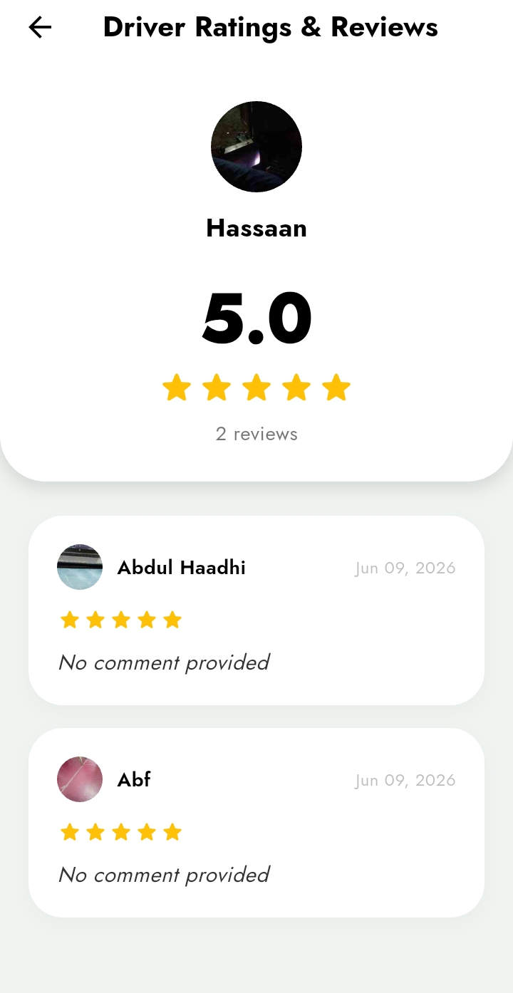 On The Way driver ratings and reviews